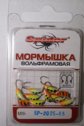 Мормышка W Spider Рижский банан с уш. краш. MW-SP-2025-68, цена за 1 шт.