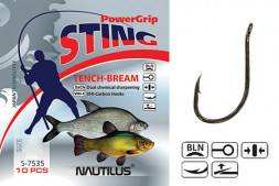 Крючок Nautilus Sting Tench Bream S-7535BLN №12 10шт