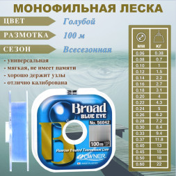 Леска OWNER Blue Eye 0.26 100м