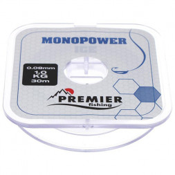 Леска Primier Fishing Monopower Ice Clear Nylon 0.16мм 30м